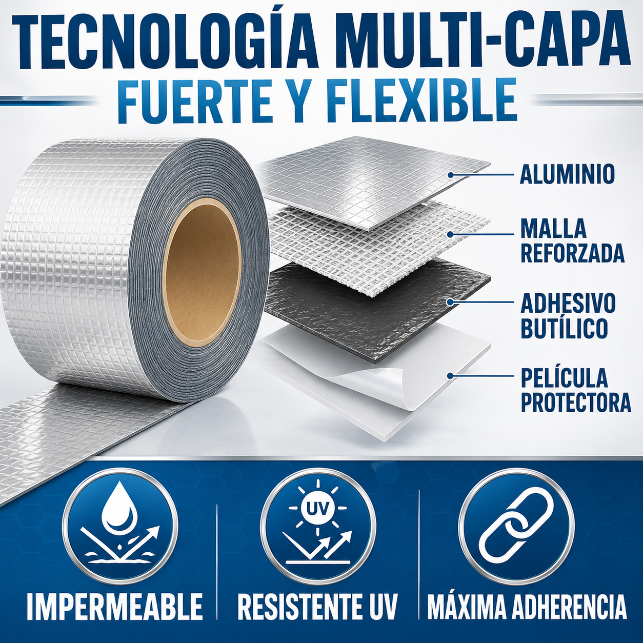 [🔥ÚLTIMO DÍA PROMO] Cinta Asfáltica Impermeable Stantek®