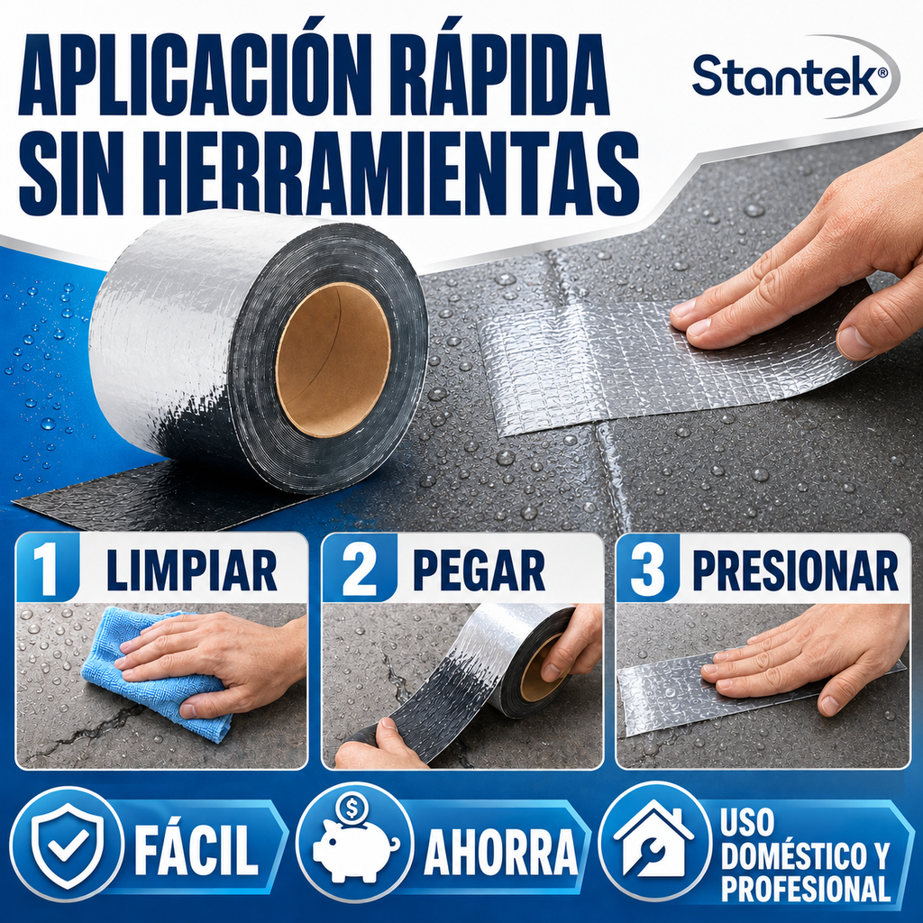 [🔥ÚLTIMO DÍA PROMO] Cinta Asfáltica Impermeable Stantek®