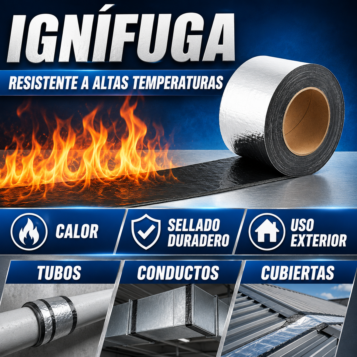 [🔥ÚLTIMO DÍA PROMO] Cinta Asfáltica Impermeable Stantek®