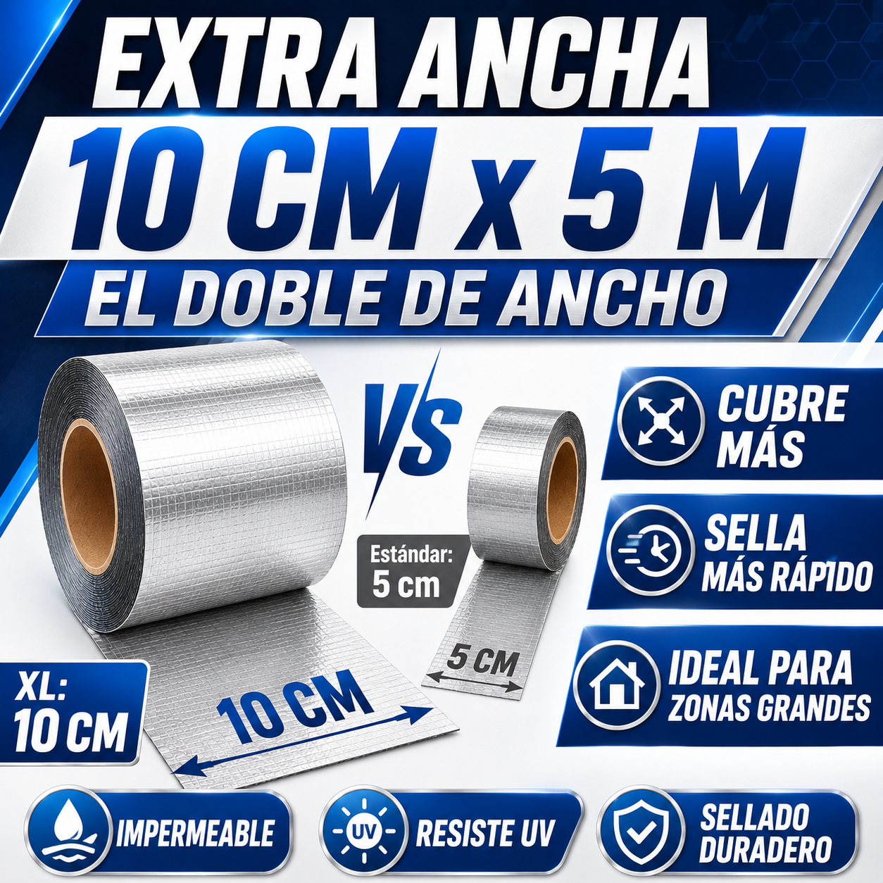 [🔥ÚLTIMO DÍA PROMO] Cinta Asfáltica Impermeable Stantek®